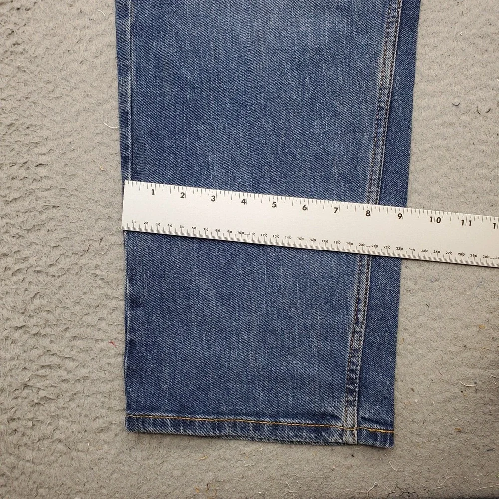 Levi's 505 Baggy Jeans Men's 38x32 Blue Denim 5-Pockets‎ Straight Leg High Rise